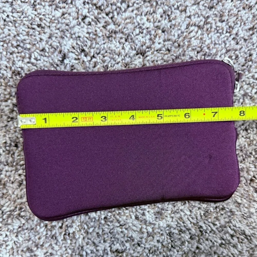 Belkin Plum Purple Small Zippered Makeup Bag